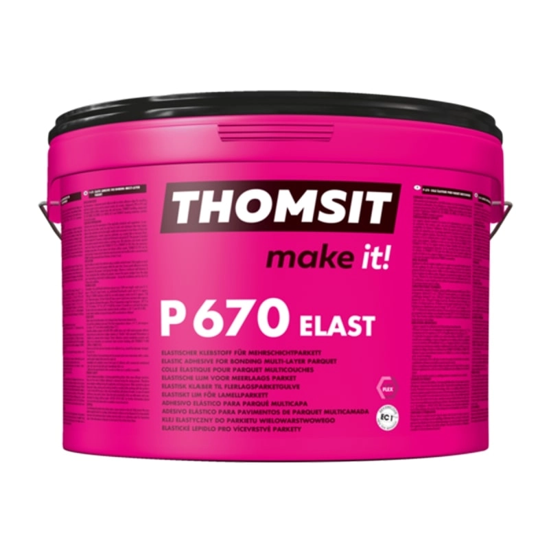 Te verlijmen - Thomsit-P670-Elast-Basic-18-kg-96573
