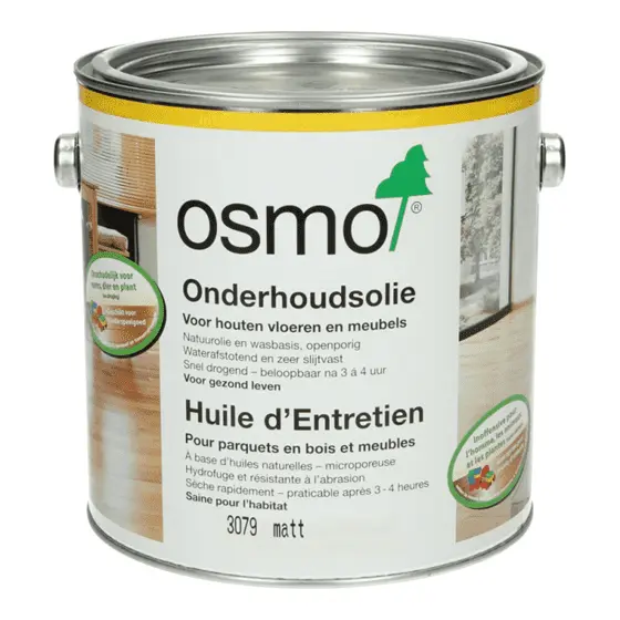 Soort vloer - OSMO-Onderhoudsolie-3079-Kleurloos-mat-2,5-L-98253-1